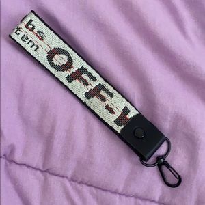 Off White Keychain